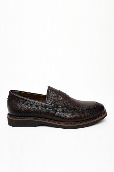 Morven Men's Brown Seasonal Analine Eva Sole Shoes