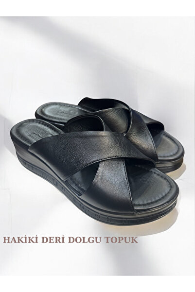 SHOUGO Натуральна шкіра, ортопедична підкладка, зручні щоденні капці