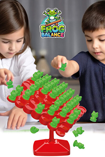 TOYZZONE Kurbağa Denge Oyunu - Eğlenceli Ve Eğitici Denge Oyunu