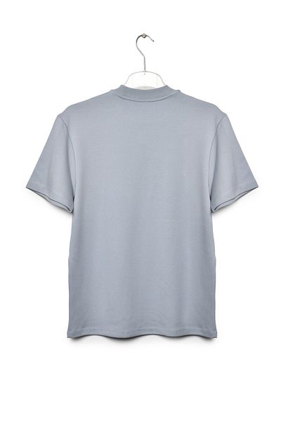 Zegy Ανδρικό T-Shirt με κοντό μανίκι Crew - Γκρι