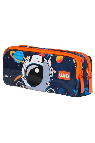 Wia Astronaut Boy's Pen Holder - Two Compartment Pen Bag