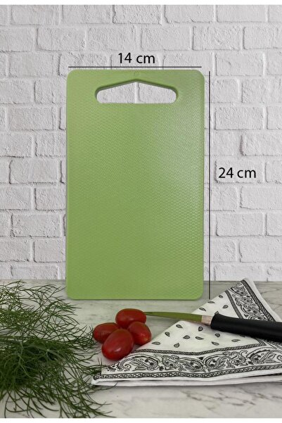 Saban Kesme Tahtası Plastik Yeşil 14x24 cm