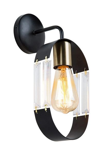 AG LightDesign Black Wall Sconce Corridor Bathroom Kitchen Living Room Modern Decorative Lamp