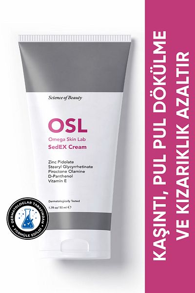OSL Omega Skin Lab Soothing Cream for Itching, Flakes and Redness - Sedex Cream 50ml