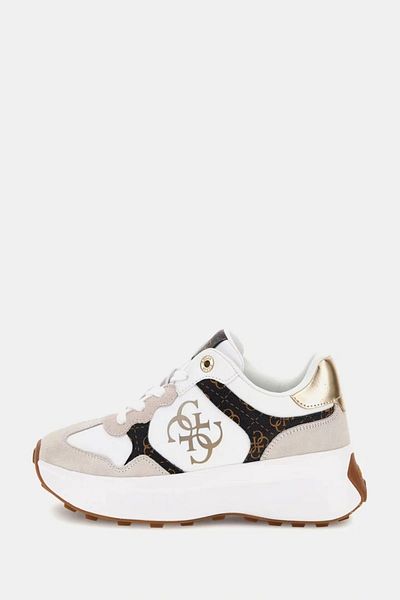 Guess Luckeı Dámské bílé tenisky Flplucpel12-whıbr
