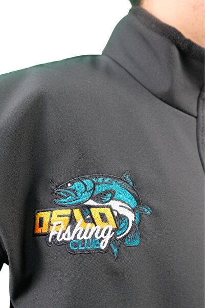 Oslo Fisherman Любов до риби Вишитий блискавка Полар