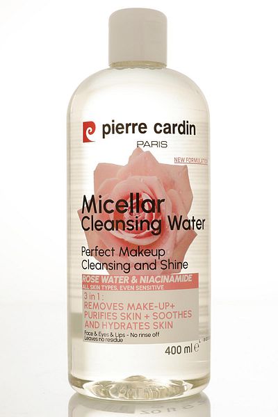 Pierre Cardin Micellar Cleansing Water with Rose Water and Niacinamide - Makeup