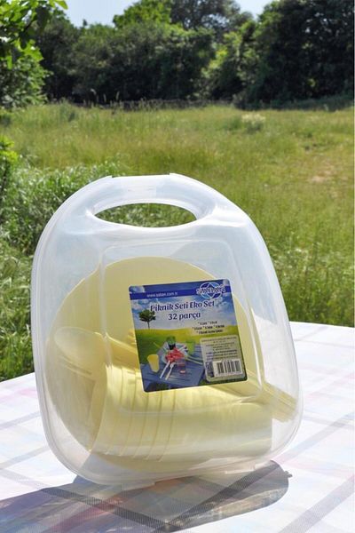 Saban 32 Piece Eco Picnic Set (yellow)