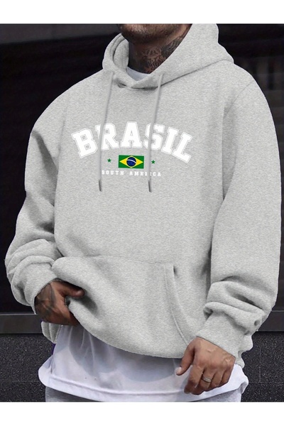 Lider Leather Hanorac imprimat cu glugă – Confort și eleganță într-un singur ...