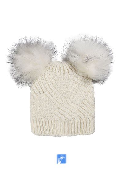 Kardelen Butik Denizli Winter, Autumn New Double Pompom Quality Beret