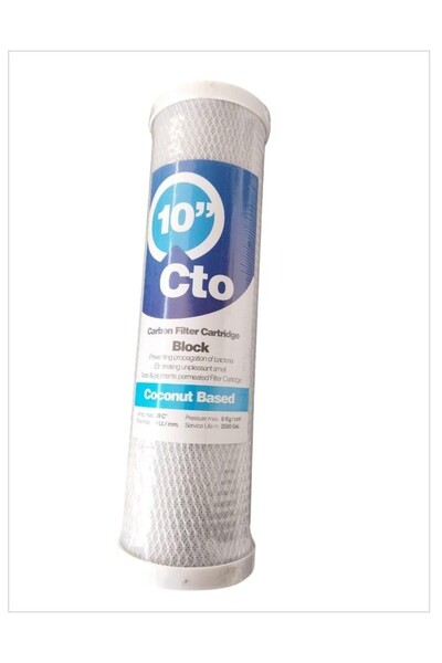 aquatürk Cto Carbon Filitre Coconut Bazlı 10''. Nsf Belgeli 1. Sınıf Kalite