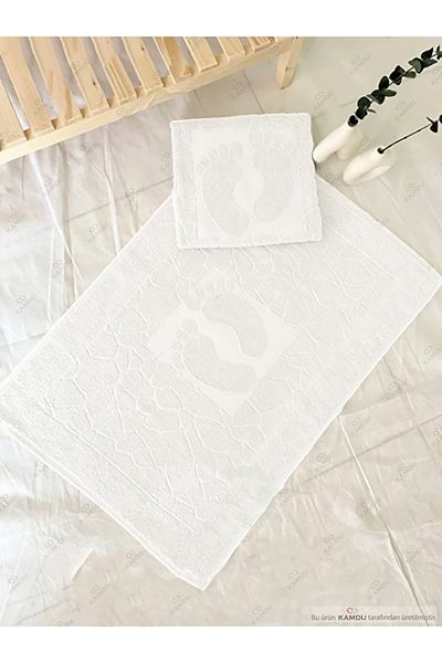 MOSTAS 1 Piece 50X70Cm Cotton Foot Mat, Towel Mat, Stoneworking Foot Pattern Mat