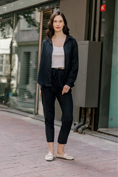 Mothermood Mothermood Linen Casual Σετ - Φόρεμα, Παντελόνι και Πουκάμισο