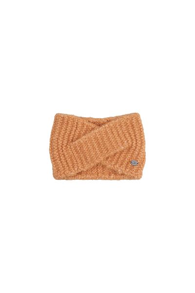 Nordbron Daily Use Stretchy and Soft Women's Headband - Brick Color with Logo Detail