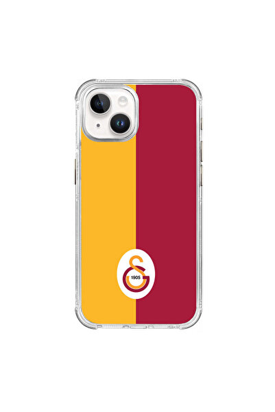 Galatasaray İphone 15 Uyumlu Parçalı Logo Telefon Kılıfı