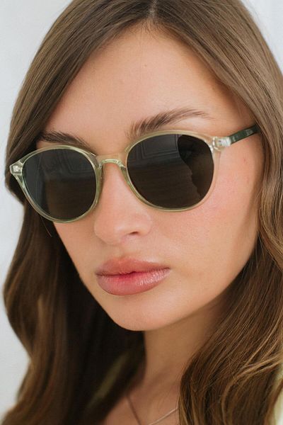 Bilge Karga Deja Bright Green Sunglasses
