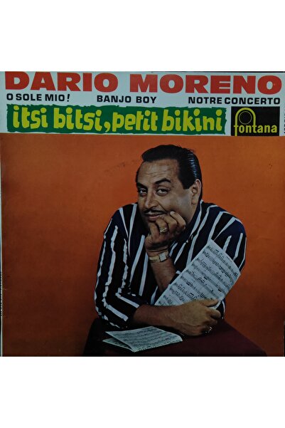 mazi plak Dario Moreno /Itsi Bitsi Petit Bikini - 4 Parçalık EP Orijinal Döne...