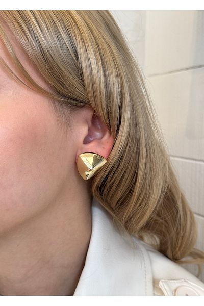KİLİGİSTANBUL Gold Color Xuping Earring 2 cm