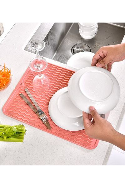CMT Heat Resistant Silicone Dish Drying Mat