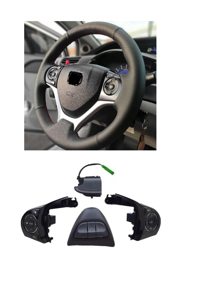 CMEPARTS Honda Civic Fb7 2011-2015 Direksiyon Kumanda (düğme;tuş) Takımı Kont...