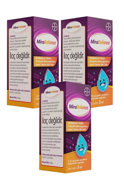 Bayer Mirabalance Probiotic Drops 5 ml X 3 Pieces