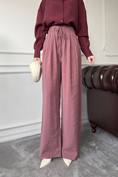 MAGARDE Vışne - Pantaloni largi cu talie elastică