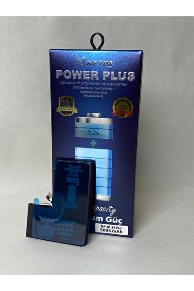 Netpa GÜÇLENDİRİLMİŞ IPHONE 13 PRO 3095 MAH BATARYA