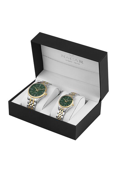 Nacar Silver - Gold Men'S-Women's Wristwatch Nc35-592025-Cnm