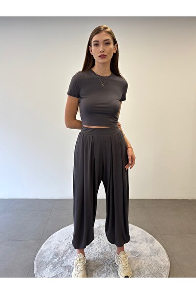 ossons Baggy Trousers Blouse Set