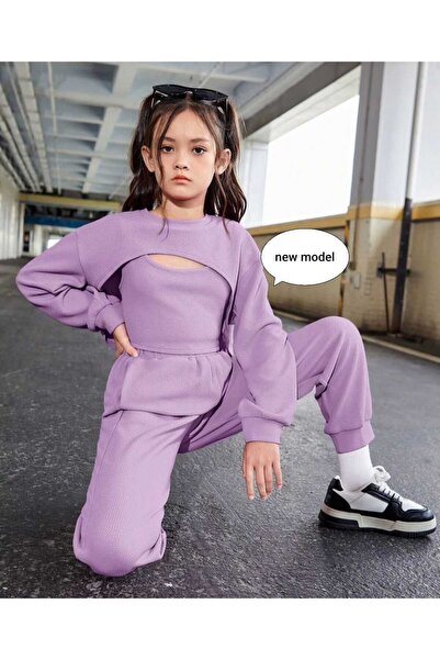 aden kids fetiță model krop model jos set superior 3 buc