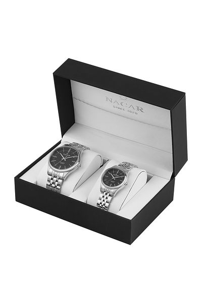 Nacar Silver Men-Woman Wristwatch Nc35-592025-Abm