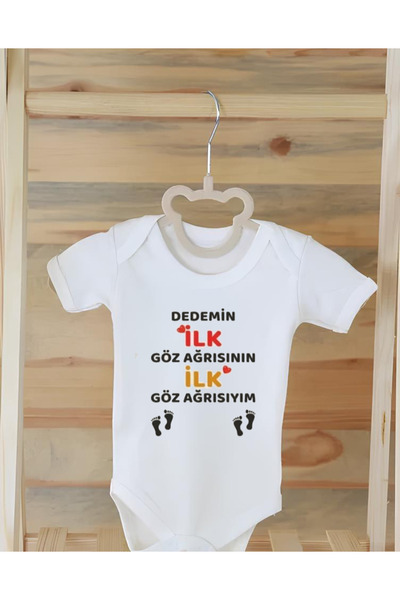 Moda Lime 100% Organic Cotton Printed Baby Bodysuit