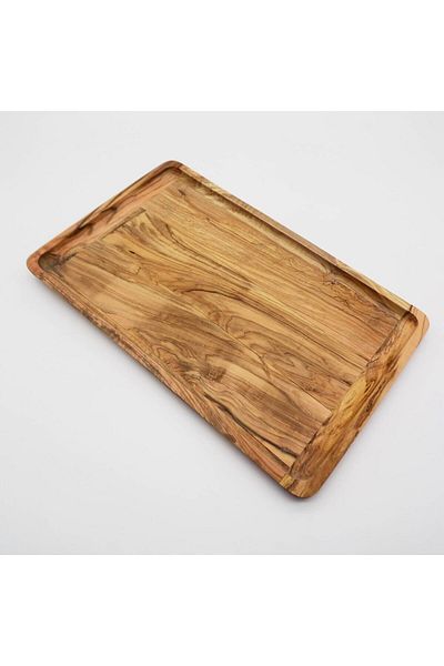 Wood Provence Large Tray - Walnut Wood