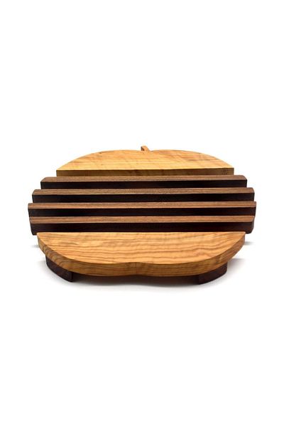 Wood Provence علامة التفاح الخشبية - شجرة زيتون 100%