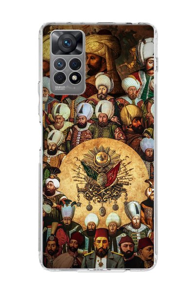 TechTree حافظة سيليكون شفافة متوافقة مع هاتف Redmi Note 11 PRO 4G من العثمانيين