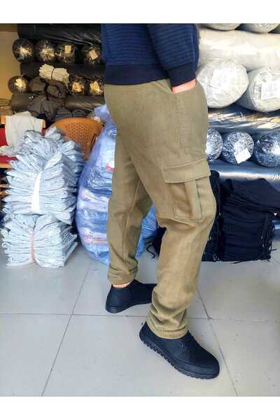 SURMARİ Ανδρικό φούτερ Cargo Pocket Regular Fit Winter Fleece