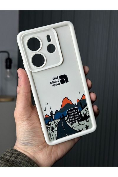 m.tk moveteck حافظة لهاتف Xiaomi Redmi Note 14 ناعمة بحواف سميكة على شكل طائر جبلي ثلاثي الأبعاد مع غطاء حماية للكاميرا