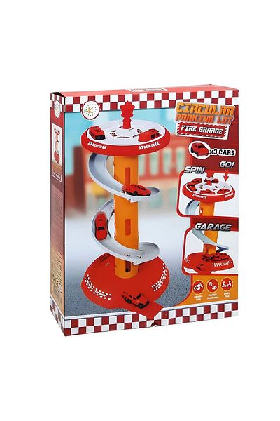 TOYFEST مجموعة المرآب الدوارة لمكافحة الحرائق