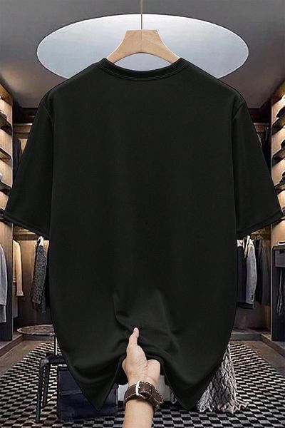 uyguntarz Βαμβακερό μπλουζάκι με τέλεια στάμπα Oversize