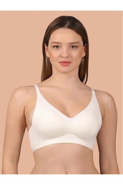 F.K Laser Cut No Underwire Sponge Removable Black Bra 1241