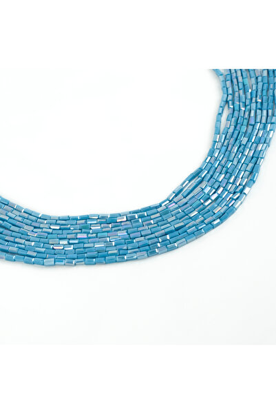 yfhobi 1 Dizi (90-95 Adet) - 2x4 mm Baget Kristal Cam Boncuk Dizisi Mat Janja...