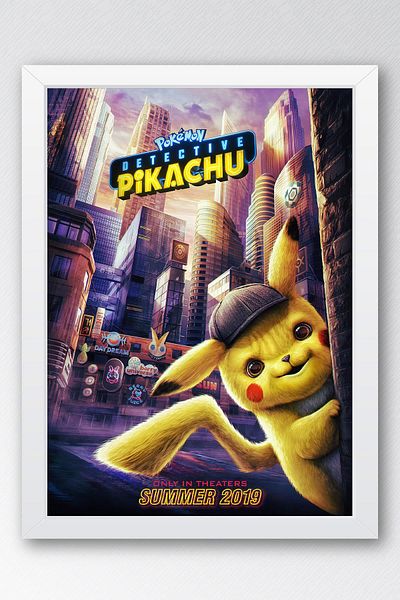 Saturn Pictură înrămată Pokemon - Pictură poster de desene animate