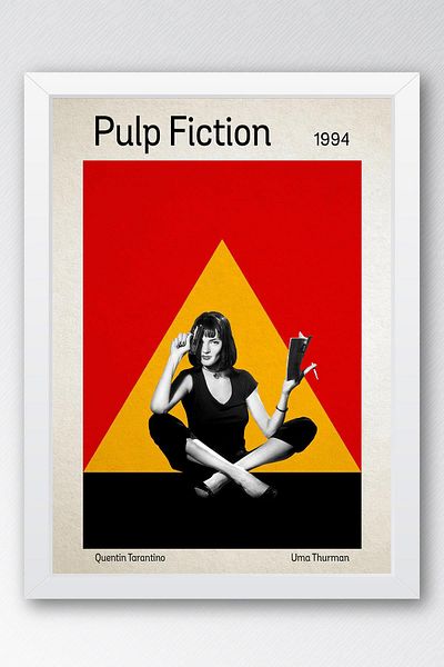 Saturn Pictură înrămată Pulp Fiction - Pictură cu poster roman Fim ieftină