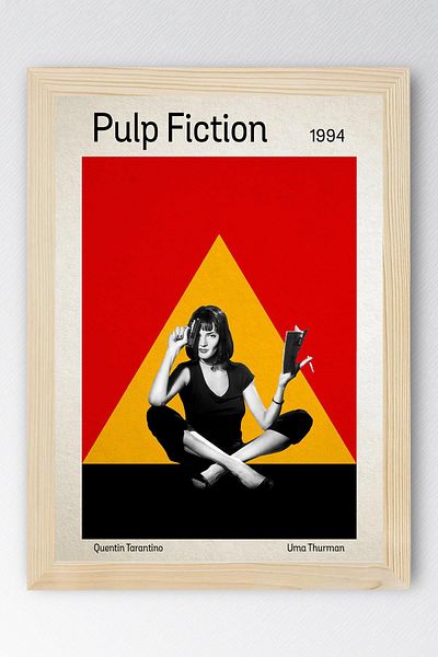 Saturn Pictură înrămată Pulp Fiction - Pictură cu poster roman Fim ieftină