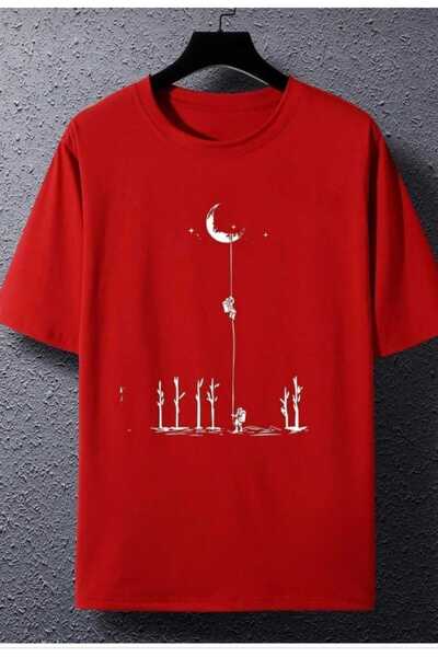 KOZİA OUTDOORS Αστροναύτης που σκαρφαλώνει στην αρχαία βουνά, τυπωμένο oversi...