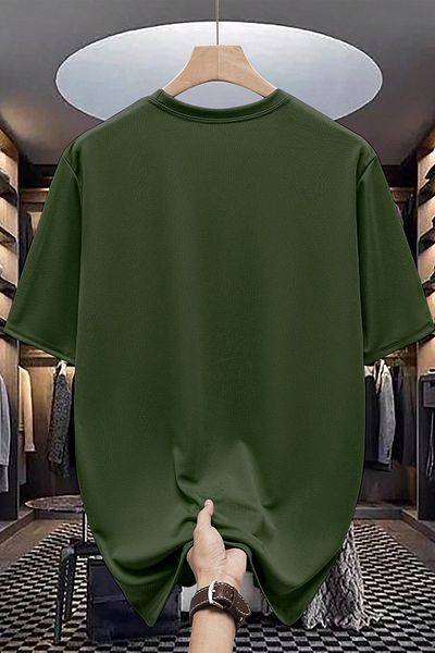 uyguntarz Βαμβακερό μπλουζάκι με τέλεια στάμπα Oversize