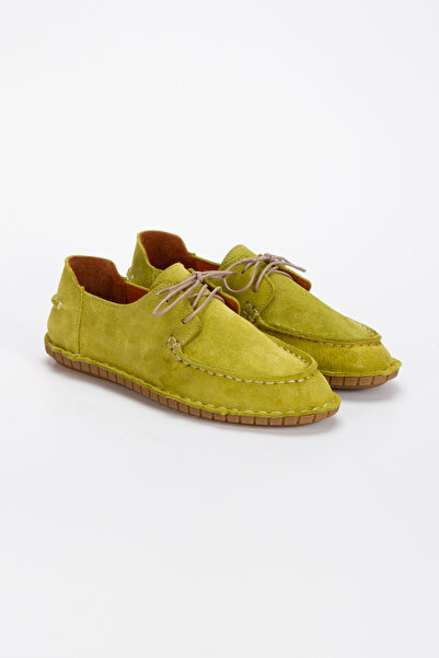 PASSAGE SHOES Genuine Leather Women's Shoes 4055 - Fistic Green Comfort