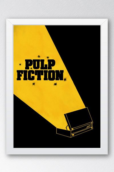 Saturn Pictură înrămată Pulp Fiction - Pictură cu poster roman Fim ieftină