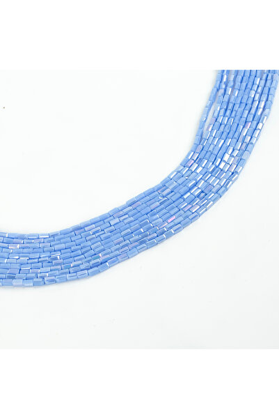 yfhobi 1 Dizi (90-95 Adet) - 2x4 mm Baget Kristal Cam Boncuk Dizisi Mat Janja...