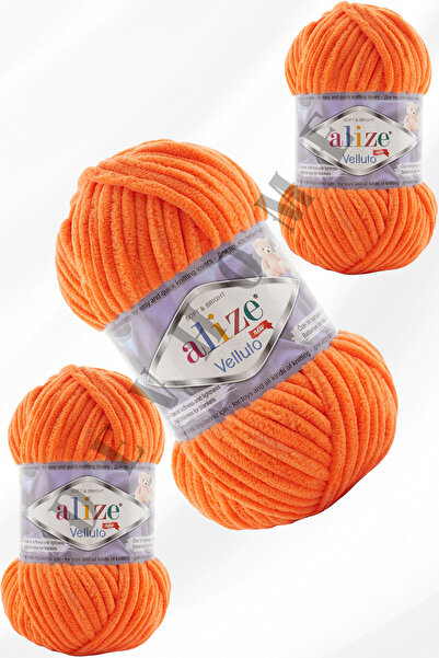 devhome Alize Velluto Velvet Hand Knitting Rope Cardigan Booties Home Boots Scarf Hat Blanket Slippers 3 Pieces